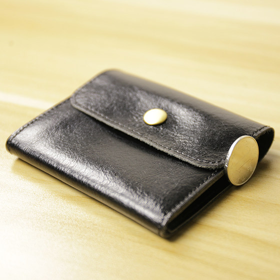 手工牛皮迷你零钱包男女式真皮复古硬币包卡包拉链小钱包潮