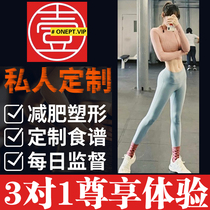 Private Customized Fitness Coach Course Health Guide Weight Loss Recipes 21-Day Fat Meal Plan Training Dietitian