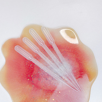 Disposable plastic scale straw DIY aromatherapy essential oil candle plaster material Environmental protection essential oil color material dropper