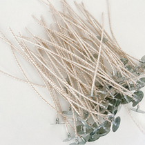 Handmade DIY scented candle wick Smoke-free eco-friendly soybean wax wick wood core Cotton thread cup wax tea wax holder dispensing