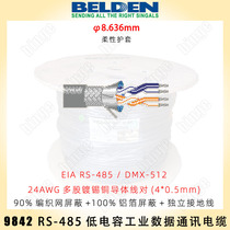BELDEN 9842 dual shielded RS-485 communication cable industrial grade dual shielded DMX-512 4*0 5mm