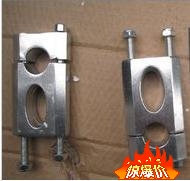 Small high racing head fixed aluminium block 110CC off-road car handlebar upper and lower aluminium block with shock absorbing up and down aluminium block