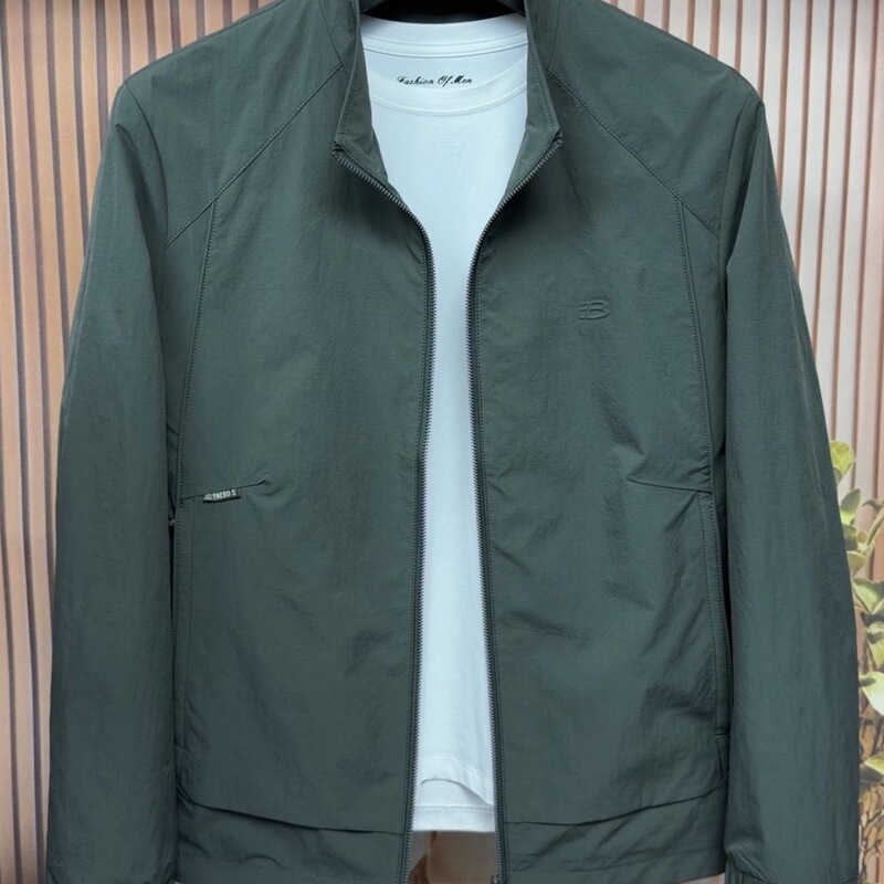 [2026 Early Spring New Style] Simple Casual Style Spring New Men's Stand-Up Collar Casual Jacket