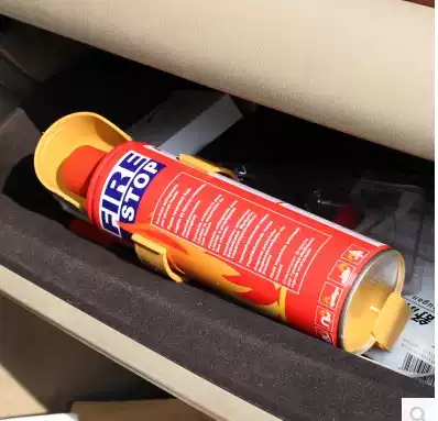 Mini car foam firefighter car household fire appliance car safety hot sale with base 500ml