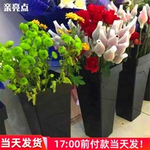 养花桶鲜花醒花桶花店花艺专用大号花桶高档塑料插花桶装花桶资材