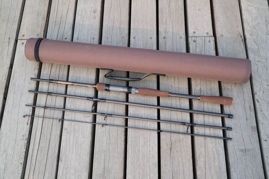 Export original single 2 4-2 7 meters MH adjustment straight handle portable rod travel rod sea bass rod shore cast iron rod