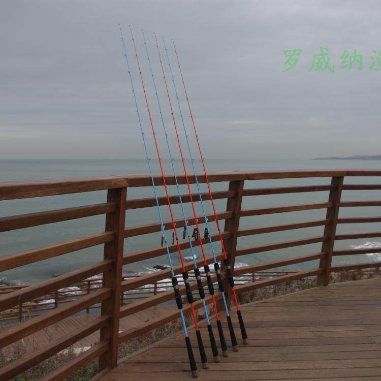 Rovina 1 95 meters single section full fuji accessories rotating guide eye gun handle slow rocking iron rod