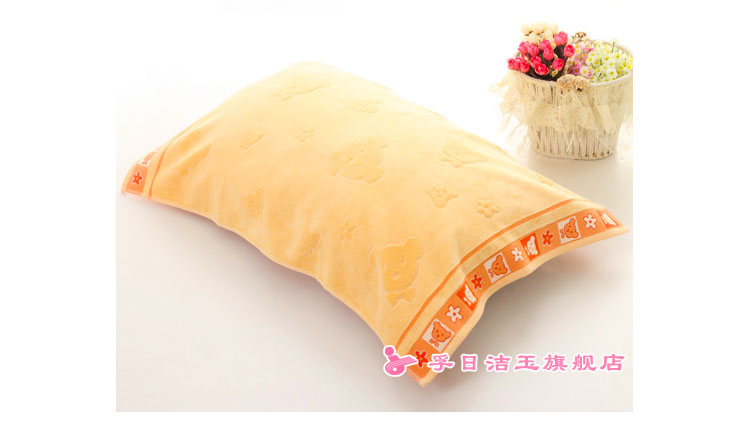 Vosges dày terry khăn chính hãng Teddy Bear PJ-12 màu bông gối bao gồm một cặp miễn phí vận chuyển - Khăn gối vỏ gối nằm