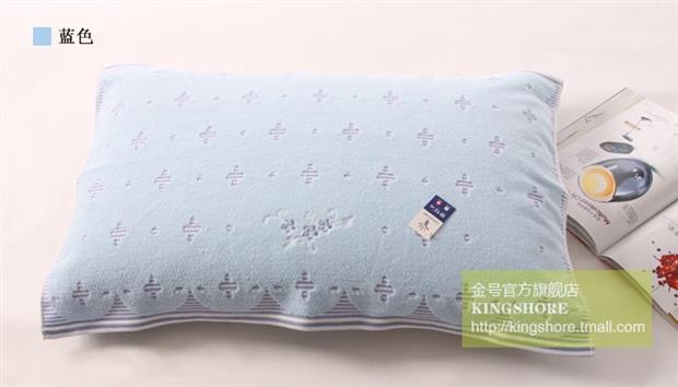 khuyến mãi kỷ niệm một cặp hoa miễn phí vận chuyển / khăn chính hãng vàng số gối vườn tao nhã nổi dày - Khăn gối khăn bông gối