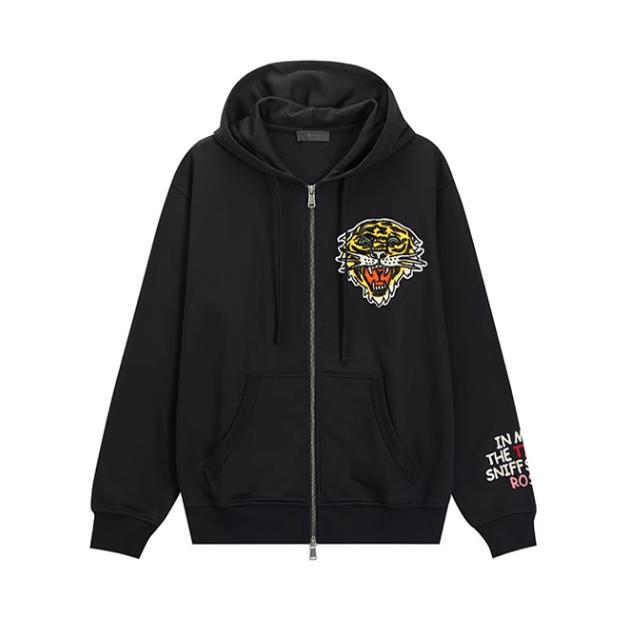 Ed Hardy Genuine 2024 Autumn and Winter Men's American-Style Tiger Head Zipper Hoodie Sweatshirt E1Qdm101 Ed Hardy Genuine 2024 Autumn and Winter Men's American-Style Tiger Head Zipper Hoodie Sweatshirt E1Qdm101