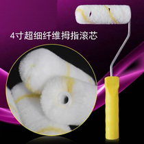 Export quality 468 inch plastic handle wool roller brush latex paint brush acrylic finger roller tool