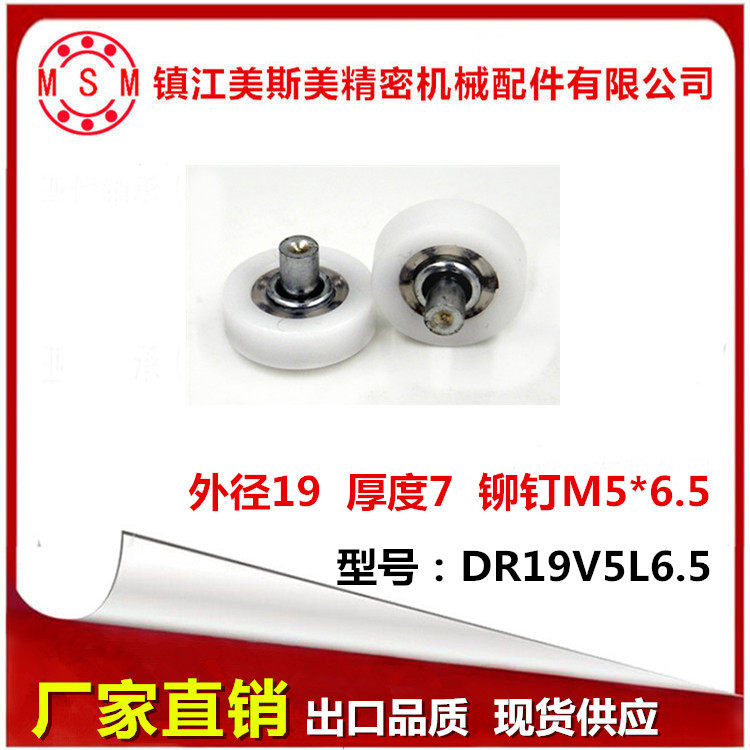 Messmesmy High Quality Safety Box Special pulley plastic bearing nylon small pulley DR19CV5L6 5 9