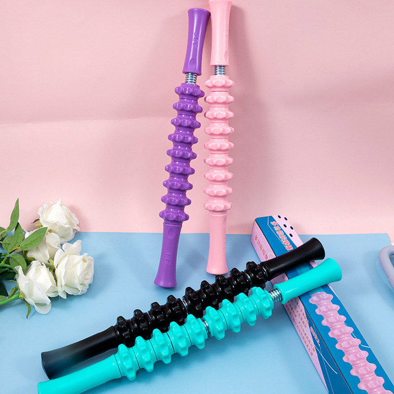 Multifunctional mace can bend muscles to relax stovepipe roller massage stick fitness thorn ball multifunctional massage wheel