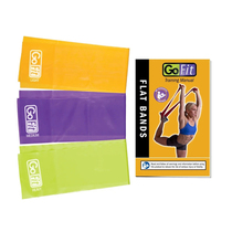 American GOFIT latex tension belt elastic sheet open shoulder strap resistance sheet fitness thin arm bodybuilding shaping