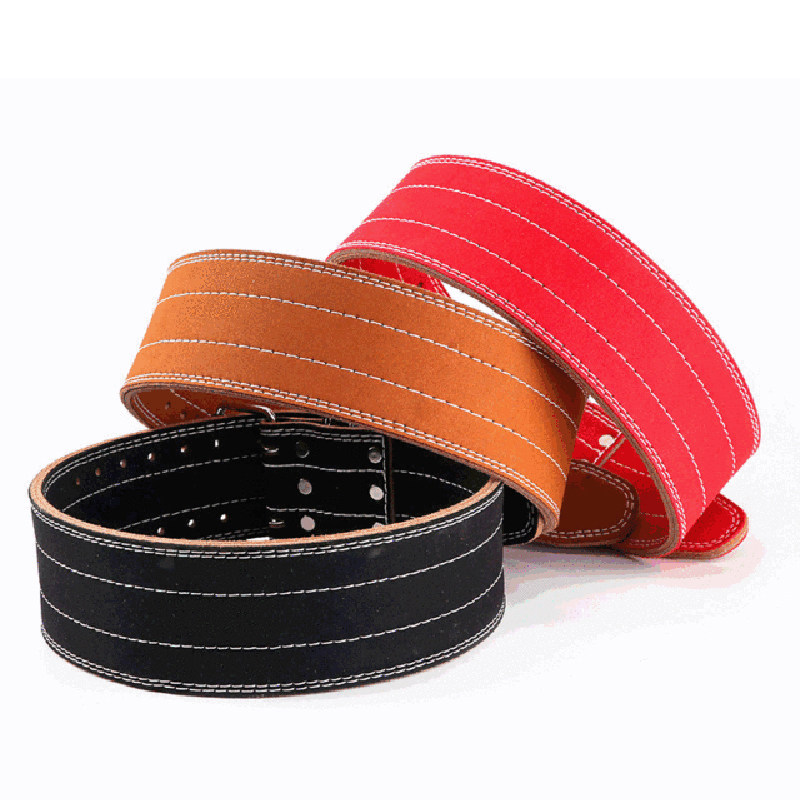 Professional belt four-layer cowhide deadlift fitness weightlifting belt men's sports barbell squat training waist protector