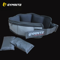 GYMRITE sandbags tied waist fitness abdominal waist training adjustable weight training belt 3-5 kg