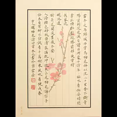 Ziyunzhuang A4 hard pen calligraphy paper Letterbook student competition pen special paper Chinese style vertical grid 224