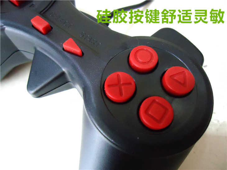 Old-fashioned Nintendo màu đỏ và trắng máy 8-bit FC cắm thẻ vàng trò chơi video máy chín lỗ kim lỗ chín trò chơi xử lý xử lý nút chơi game pubg