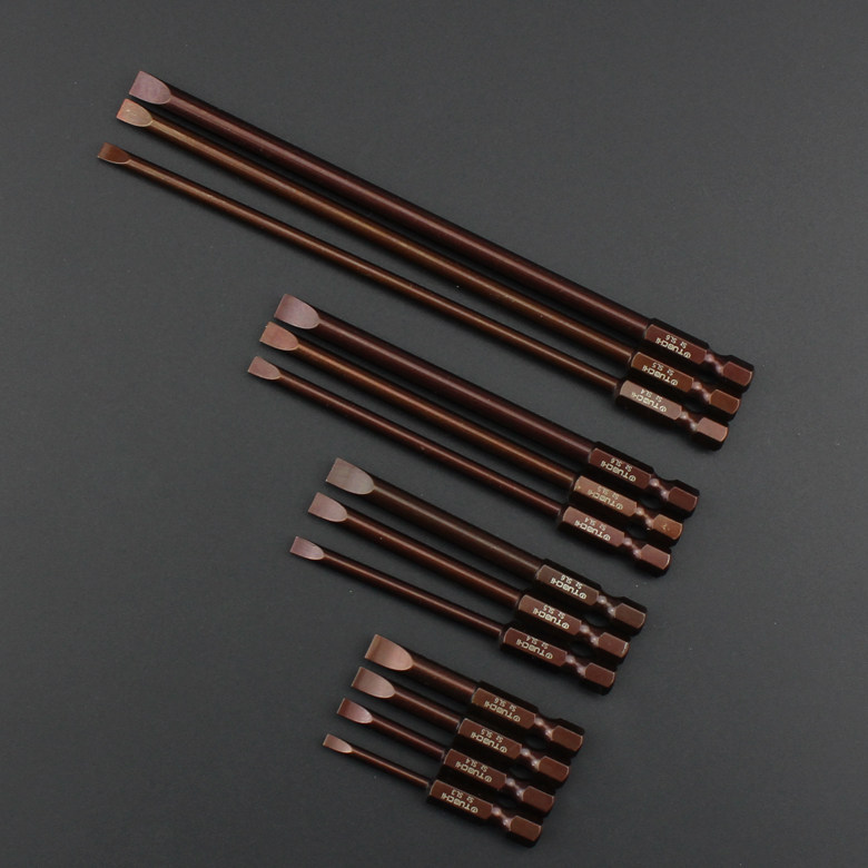 S2 Magnetic high strength hardness electric drill 1 4 electric pneumatic batch head word batch mouth extended air batch nozzle 4 5 6mm