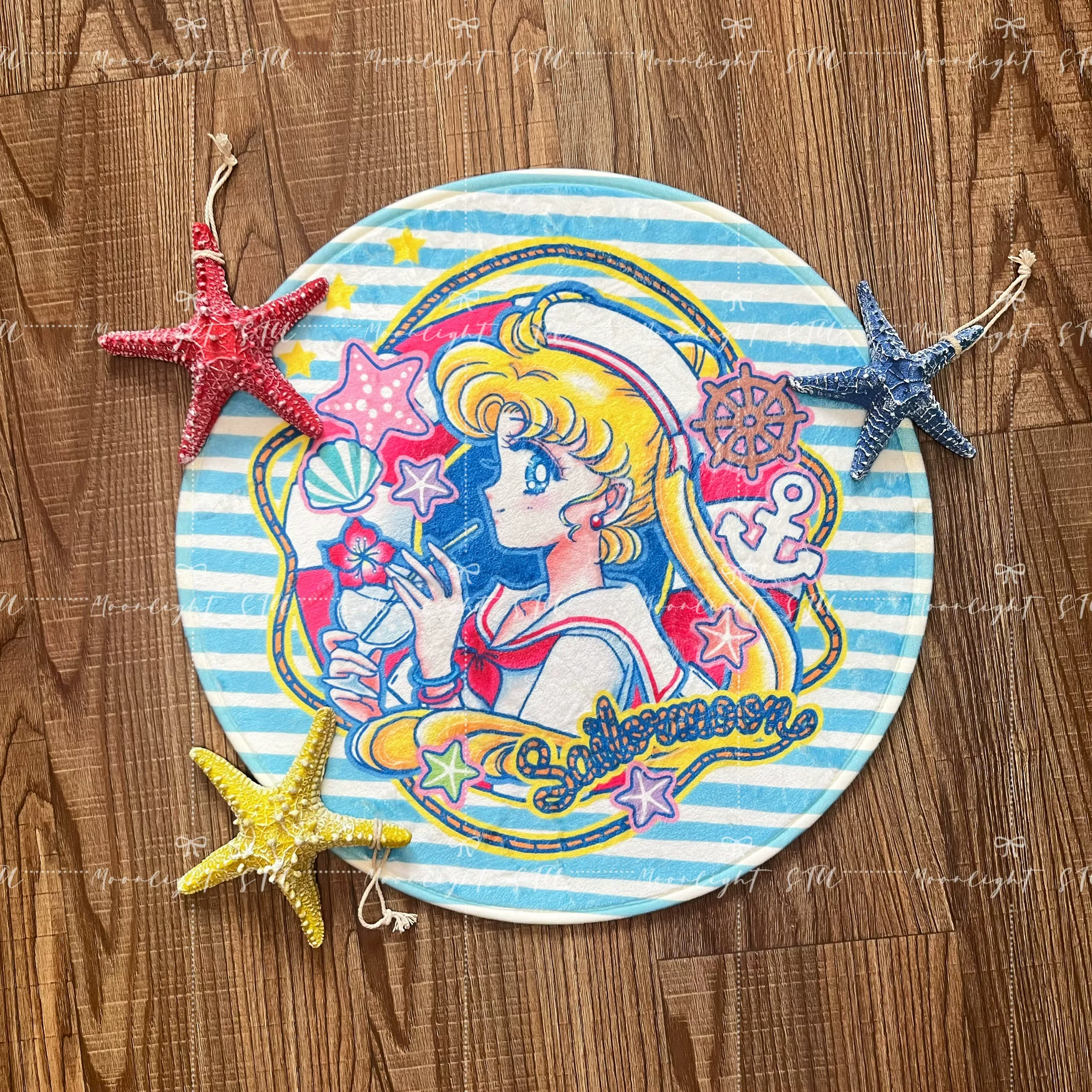 [Морской стиль] Воительница Sailor Moon Retro Летний стиль море стиль милый брелок для ключей сумка висячий коврик ковер