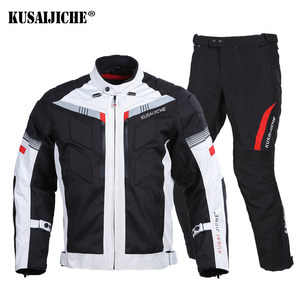 Motorcycle Waterproof Riding Suit for Men, Autumn and Winter Warm Racing Motorcycle Suit, Four-Season Suit, Windproof and Anti-Fall Rally Suit