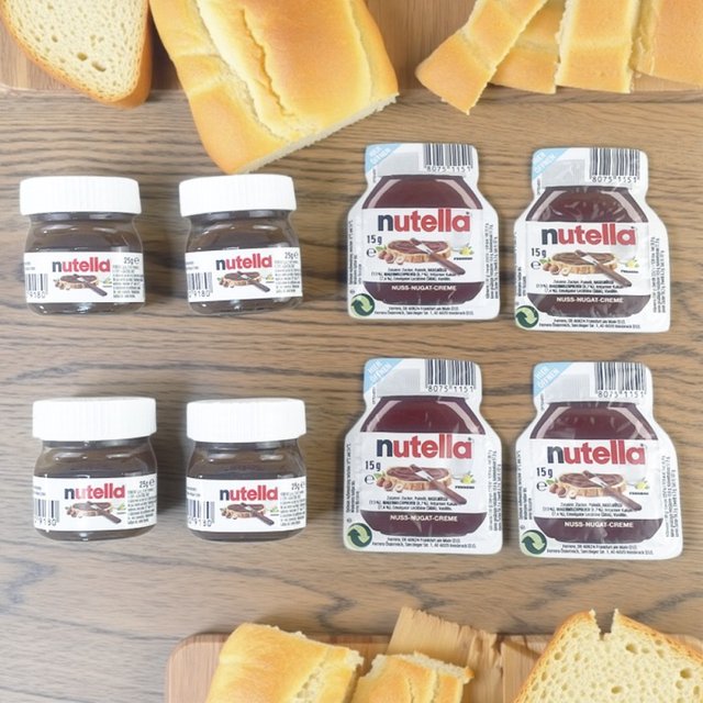 Nutella Chocolate Cocoa Hazelnut Bread Spread 25g Breakfast Seasoning Mini Small Jar Travel Pack