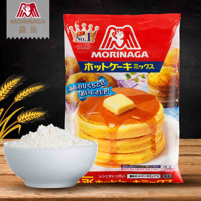Baby Mori muffin powder Japan imported waffle powder baking ingredients pancakes breakfast cake ready-mixed bread flour