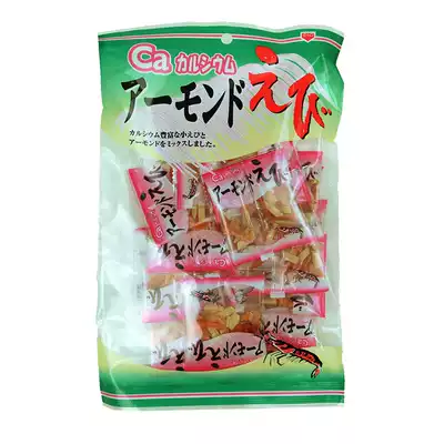 Children's small dried shrimp Japanese imported snacks spring house Apricot Baby snacks mini package zinc calcium supplement
