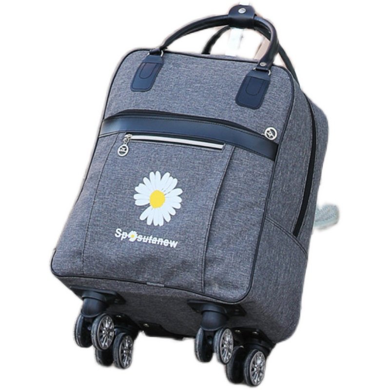 Internet Celebrity Backpack Travel Bag, Trendy, Waterproof, Lightweight, Large-Capacity Luggage Bag for Male and Female Students, Korean Style Trolley Travel Bag