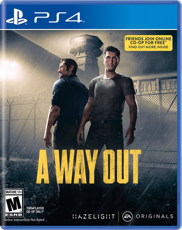 Sony Ps4 Two-Player Game a Way Out: Escape from Prison Partner-In-Escape Game a Way Out English Version in Stock
