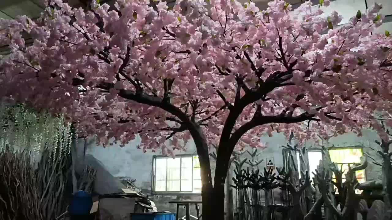China Factory 8ft Artificial Cherry Blossom Tree White Artificial