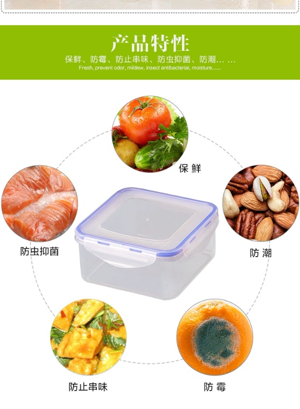 Hộp bảo quản hộp nhựa kín hộp vi sóng hộp ăn trưa hộp tươi hộp thực phẩm hộp ăn trưa hộp tủ lạnh - Hộp cơm điện sưởi ấm