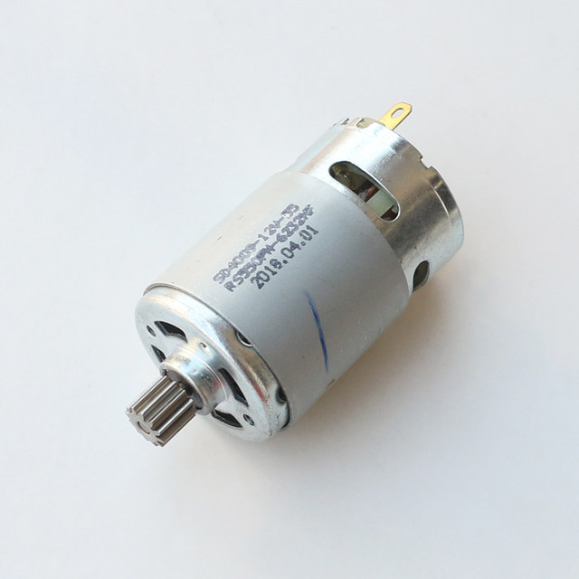 Lot De 2 Moteurs électriques 12V 160W 40000 Tr/min RS550 Blanc - Pour Voitures électriques Enfant, Karts, Véhicules Télécommandés