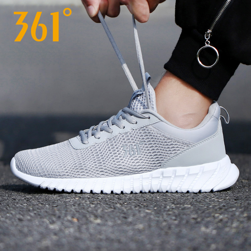 361 Men Shoes Sneakers Men's Summer New Running Shoes 361 Degrees Net Face Breathable Men Running Shoes Casual Shoes Tide