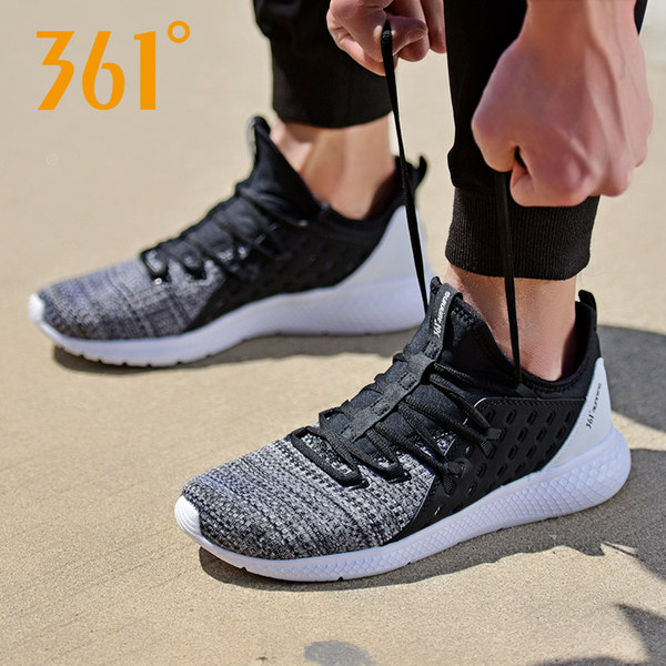 361度 一体飞织网面透气 男式跑步鞋 运动鞋 天猫优惠券折后￥99包邮（￥129-30）多色可选