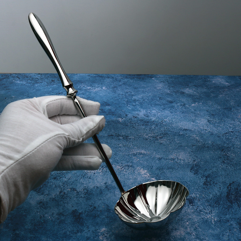 Long handle stainless steel soup spoon Home 304 large spoon large number tablespoon porridge Porridge Spoon Hot Pot Spoon Large Soup Spoon