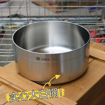 German single 304 stainless steel basin thickened household kitchen egg and noodle wash bowl leaking soup basin cooking bowl