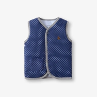 Хлопковый жилет Deep Blue Little Dot