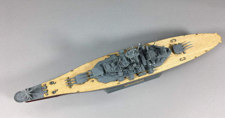 CY908 USS BB-63 Missouri Wood Deck with Triangle 80908