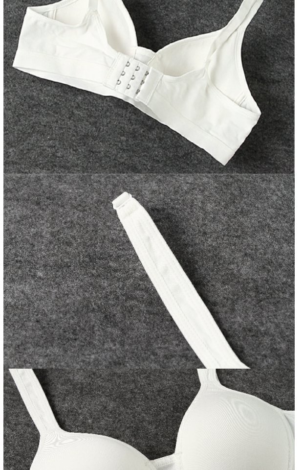 Cô gái cotton mỏng cup định hình áo ngực cotton trường trung học cơ sở đại học thời kỳ phát triển khóa không có vòng thép cô gái áo ngực ao lot nu