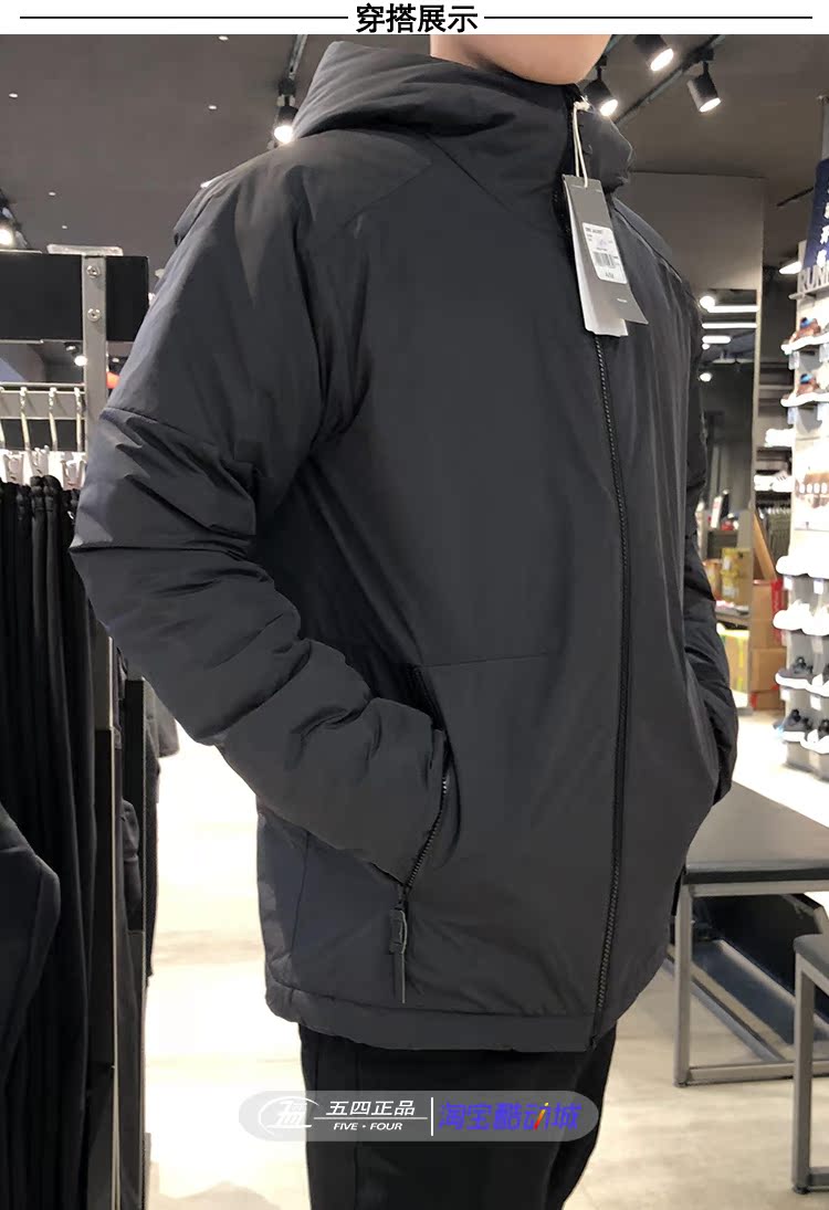 Adidas Adidas nam mùa đông giản dị áo khoác ấm áp áo khoác xuống áo khoác BS1007 BQ6799 - Thể thao xuống áo khoác áo phao lining nam