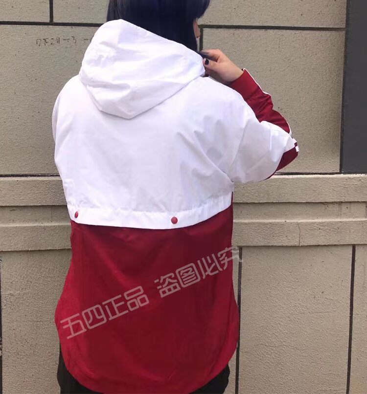 Adidas mùa xuân và mùa thu mới của phụ nữ dệt màu tương phản khâu áo khoác thể thao chạy gió EH3853 - Áo khoác thể thao / áo khoác áo khoác gió nam lining