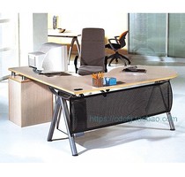 Chengdu Plate Office Furniture Steel Wood Bandae Modern compétente Table Manager Table herringbone steel frame manufacturer personnalisée