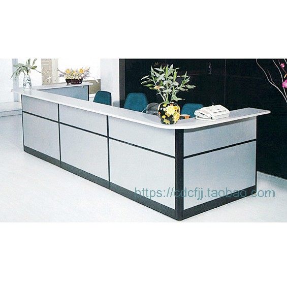 Chengdu office furniture modern screen U-type company front desk service reception consultation desk factory customization