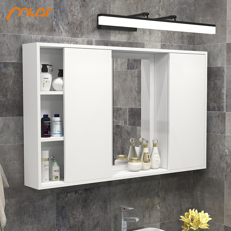 Toilet Feng Shui Mirror Cabinet Concealed Comb dressing mirror with shelve bathroom hanging wall-style mirror containing integrated cabinet-Taobao