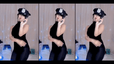 韩国女主播BJ韩璐04:性感女警,在线手枪,投降吧,骚年