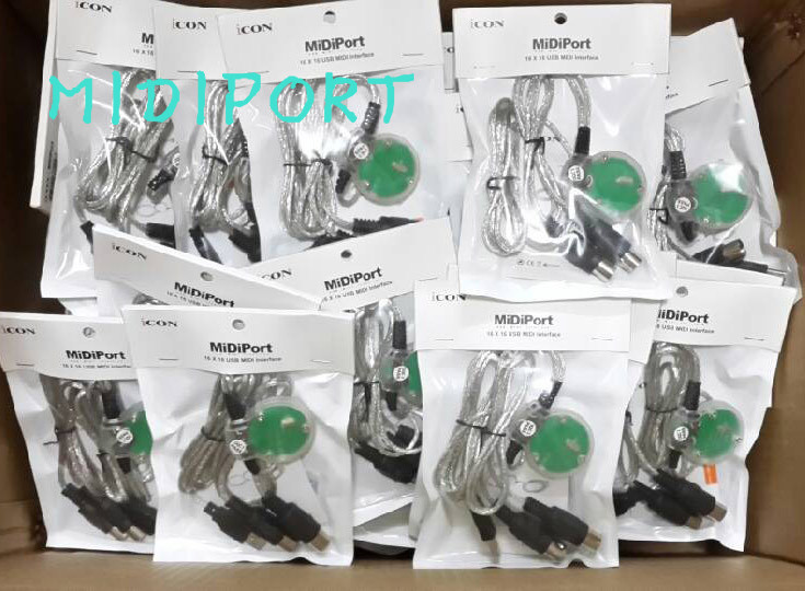 ICON Midi Port as soon as 1 in 1 out of usb turn midi line Midi Port