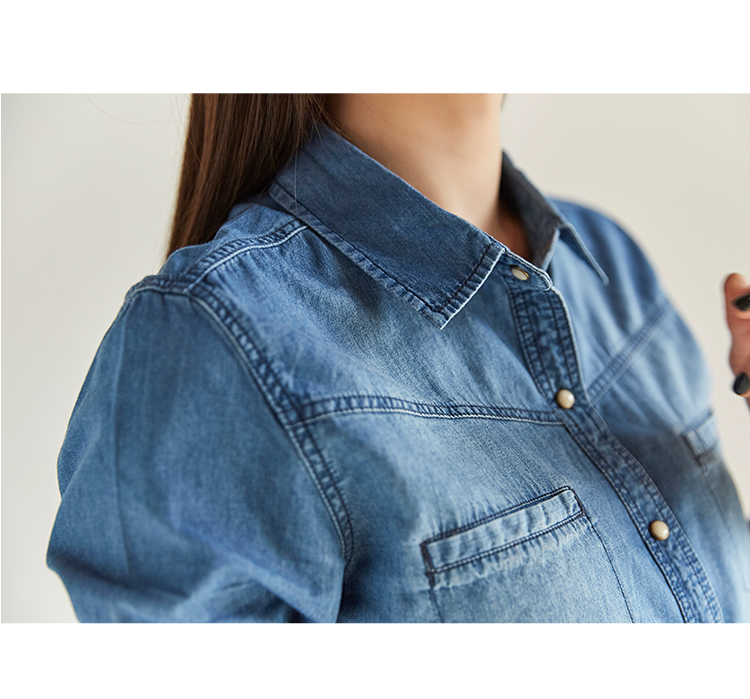 Áo sơ mi cotton cotton nữ 2018 mới xuân hè Hàn Quốc tự may dài tay rộng tay áo rộng size đáy áo sơ mi voan