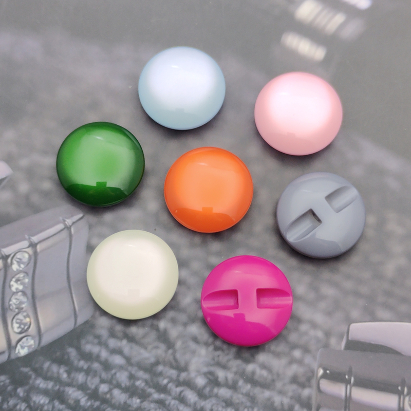 Thickened Colorful Bun-Shaped Shirt Buttons, Sweater, Pajamas, Coat, Large Buttons, Cardigan, Chiffon Dress, Back Neck Buttons