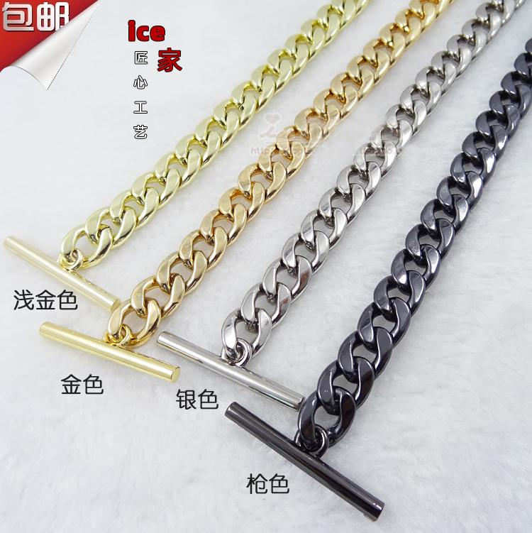 Clothing Chain Accessories Bag Chain Sub Metal Chain Girl Bag Strap Skew Cross Single Shoulder Carry-on Chain Single Buy